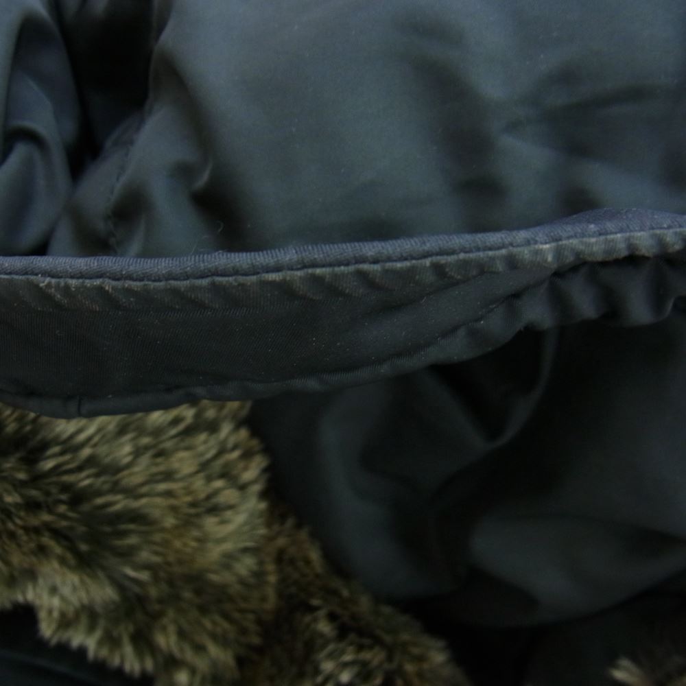 PEUTEREY ピューテリー 47293105 国内正規品 HURRICANE TXP09 ハリケーン 襟ラビットファー ダウンジャケット ブラック系 S【中古】