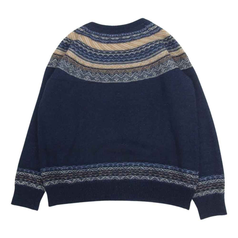 オールドジョー 162KN04 INDIGO MOHAIR NORDECK SWEATER インディゴ