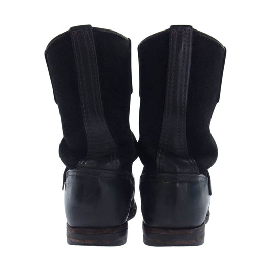 WESCO ウエスコ CUSTOM BOSS カスタム ボス レザー スエード 2トーン エンジニア ワーク ブーツ ブラック系 9【中古】