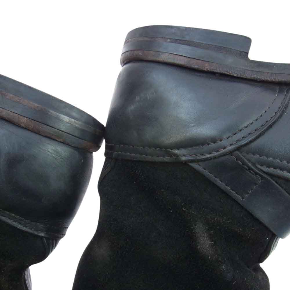 WESCO ウエスコ CUSTOM BOSS カスタム ボス レザー スエード 2トーン エンジニア ワーク ブーツ ブラック系 9【中古】