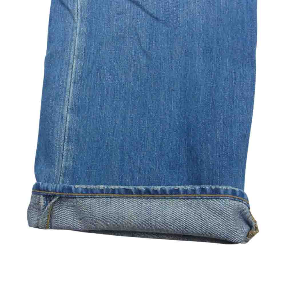 POLO RALPH LAUREN ポロ・ラルフローレン ワイド デニム パンツ ダメージ インディゴブルー系 40/30【中古】