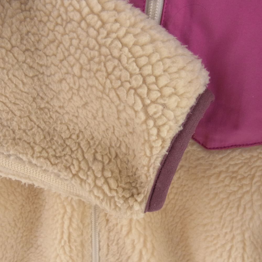 patagonia パタゴニア 12AW 65643 キッズ Retro-x レトロX ボアフリース レトロパイル ジャケット オフホワイト系 L【中古】