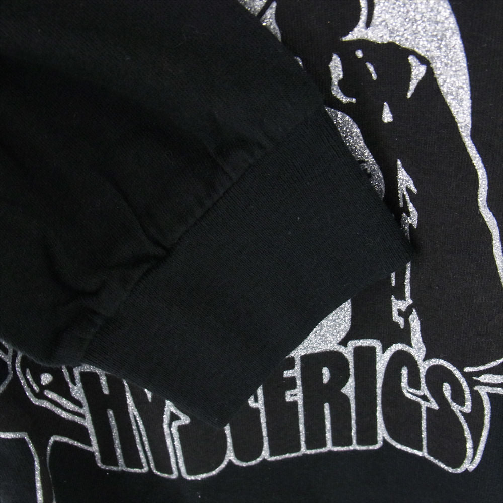 Supreme シュプリーム 21SS HYSTERIC GLAMOUR LS Tee ヒステリックグラマー 長袖 Tシャツ ブラック系 L【中古】