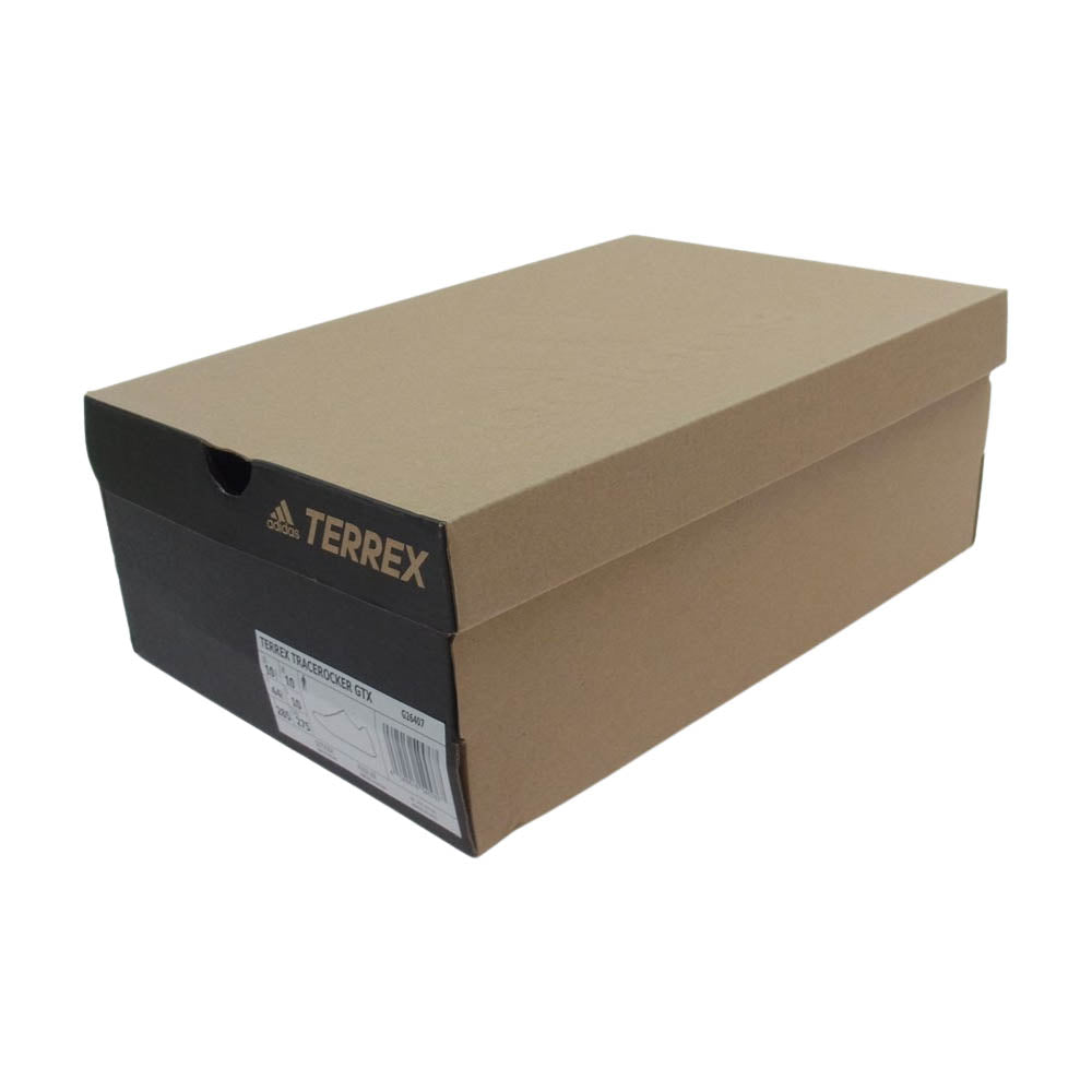 adidas アディダス G26407 TERREX TRACEROCKER GORE TEX テレックストレースロッカー トレイルランニング スニーカー グレー系 28.5cm【中古】