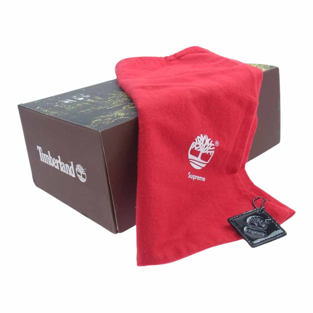 Supreme シュプリーム 20SS Timberland Euro Hiker Low Patent Leather ティンバーランド ユーロハイカー ロー パテントレザー ブーツ ブラック系 26cm【中古】