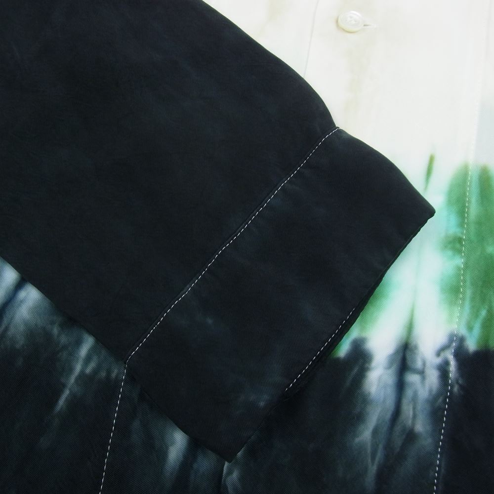 TOGA トーガ 22AW TV22-FJ338 VIRILIS ビリリース Inner tie dye print shirt インナー タイダイ染め 長袖 シャツ オフホワイト系 46【中古】