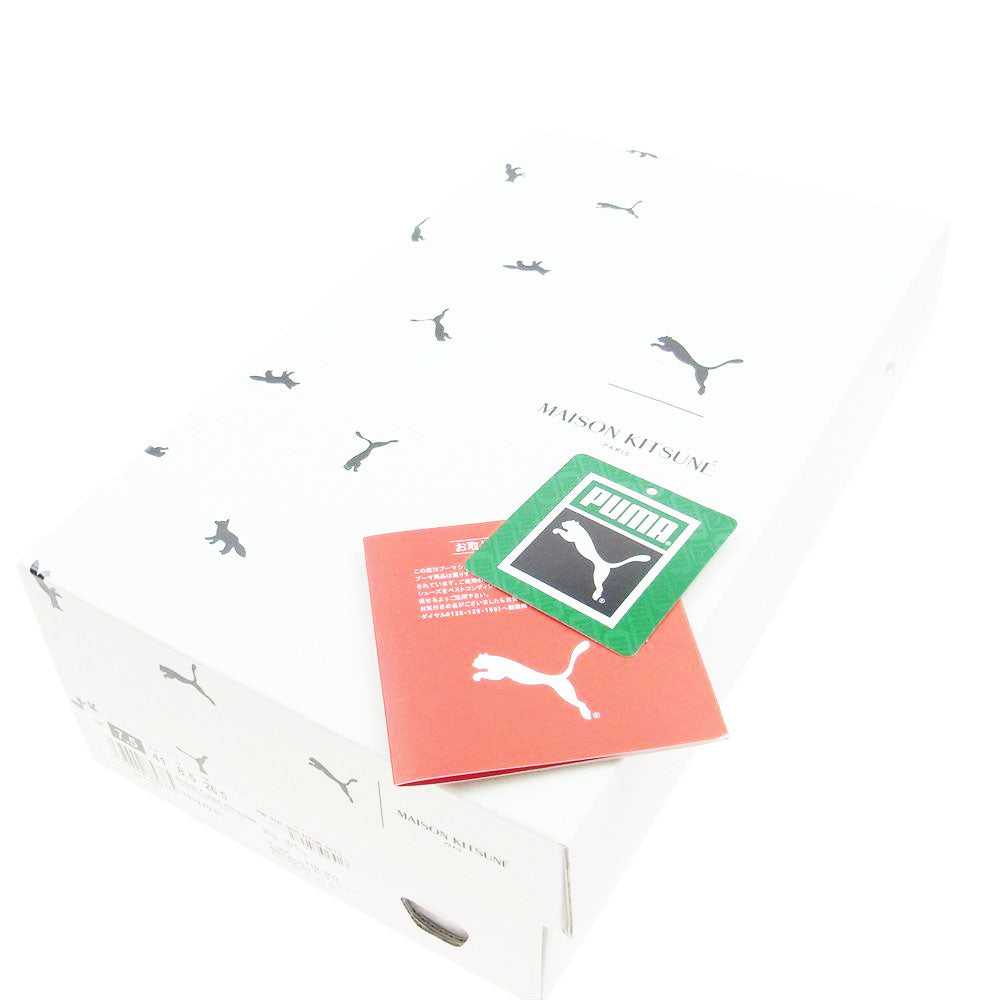MAISON KITSUNE メゾンキツネ 381270-01 × PUMA プーマ SUEDE CREPE KITSUNE スエード クレープ キツネ スニーカー ベージュ系 26.5cm【中古】