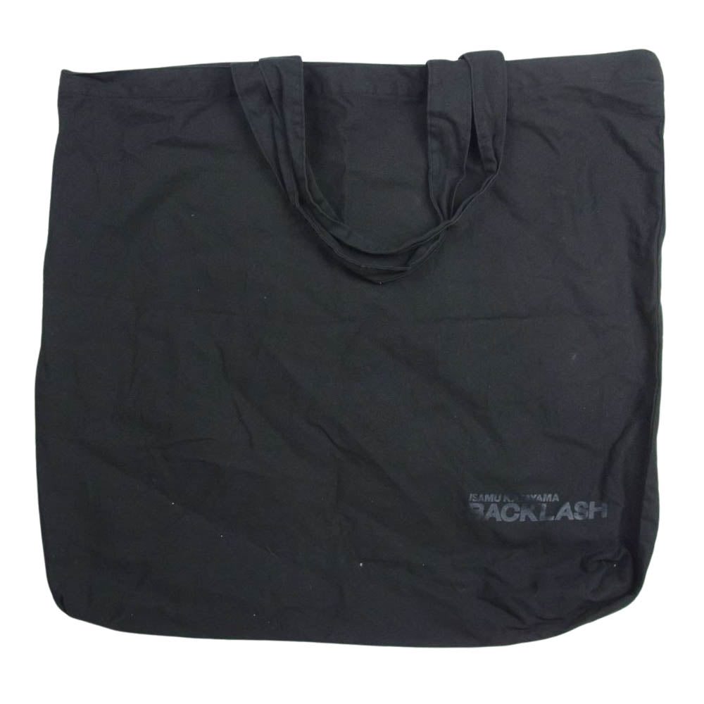 ISAMUKATAYAMA BACKLASH イサムカタヤマバックラッシュ DOUBLE SHOULDER GARMENT-DYED SHOULDER BAG ダブルショルダー ガーメントダイ ショルダーバッグ バナナバッグ ブラック系【中古】
