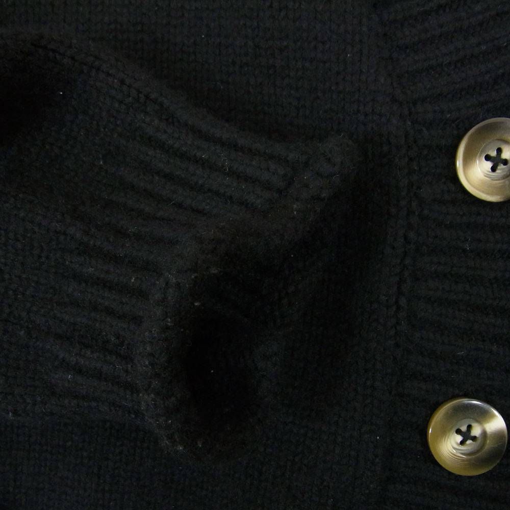 ナゴンスタンス Airly Wool ルーズ カーディガン ブラック系 38【中古】