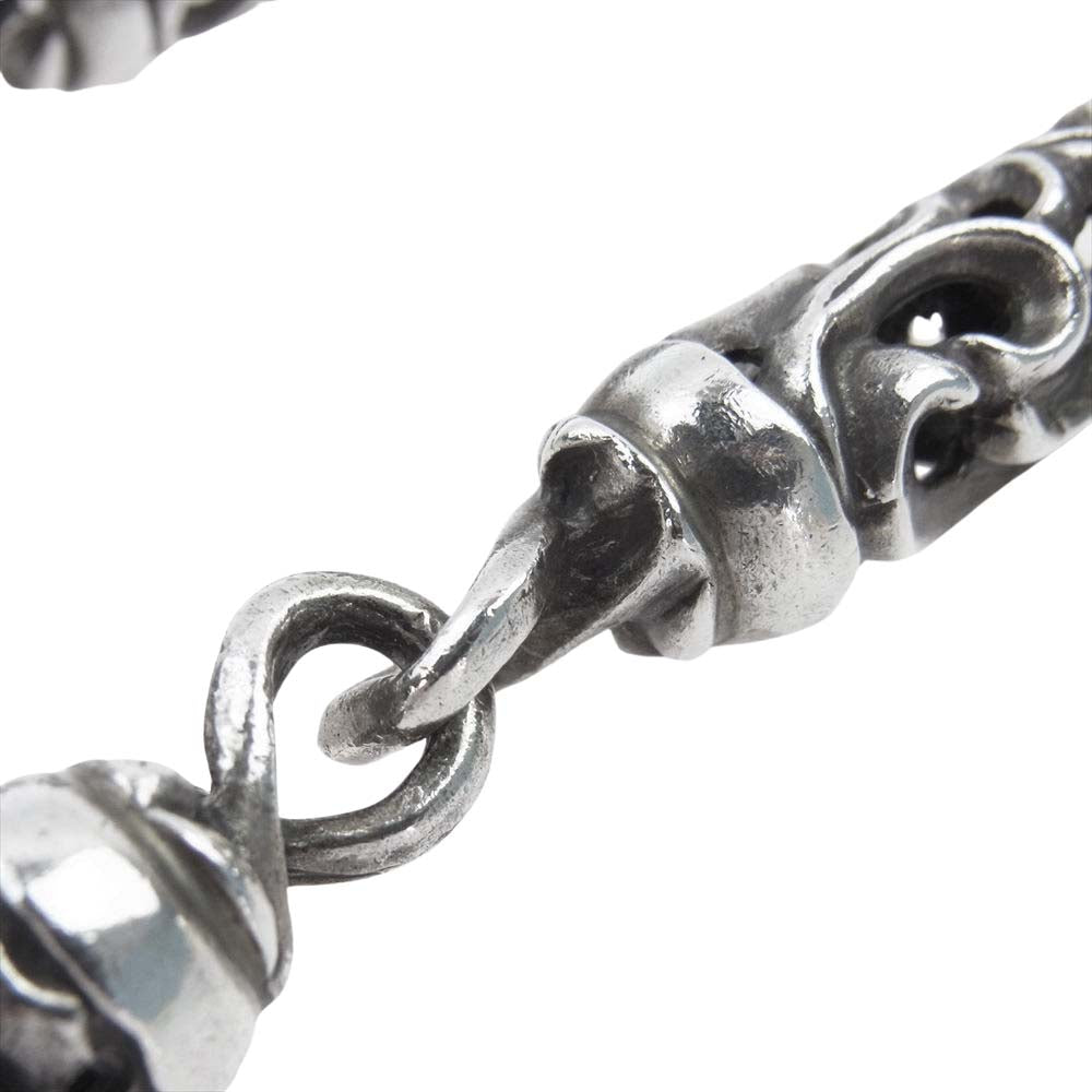 CHROME HEARTS クロムハーツ(原本無) ROLLER C/R LONG-T 2クリップ ローラー ウォレットチェーン 9リンク シルバー系【中古】