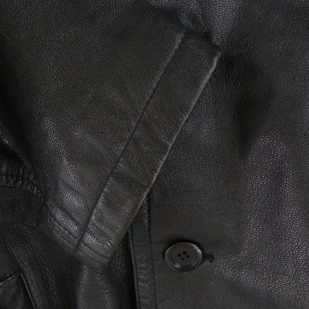 NEIGHBORHOOD ネイバーフッド 初期 スカルタグ ディアスキン レザー ジャケット ブラック系 L【中古】