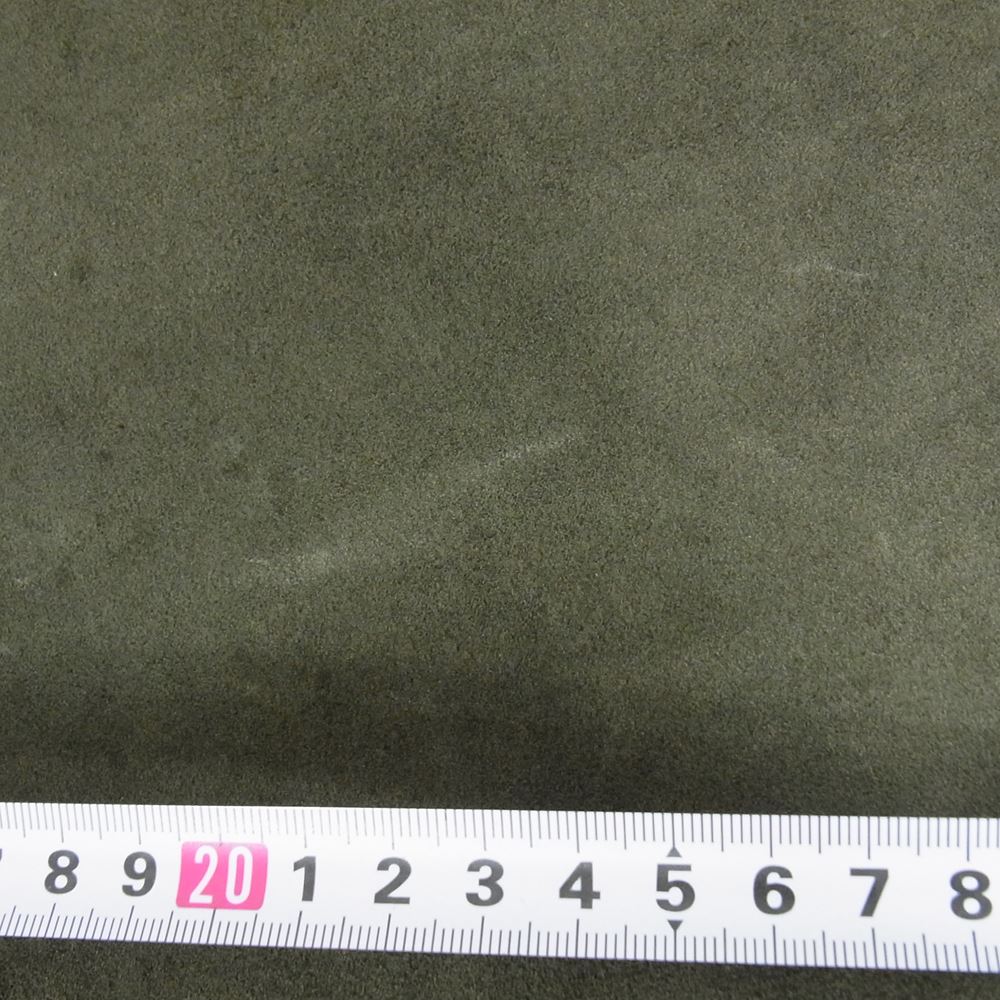 ジーエイチバス スエード トート バッグ カーキ系【中古】