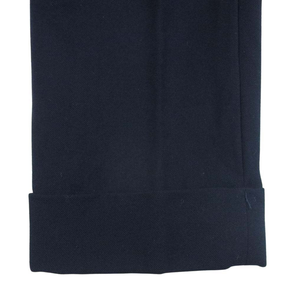 Engineered Garments エンジニアードガーメンツ シンチバック ウール ダブル スラックス パンツ ネイビー系 28【中古】