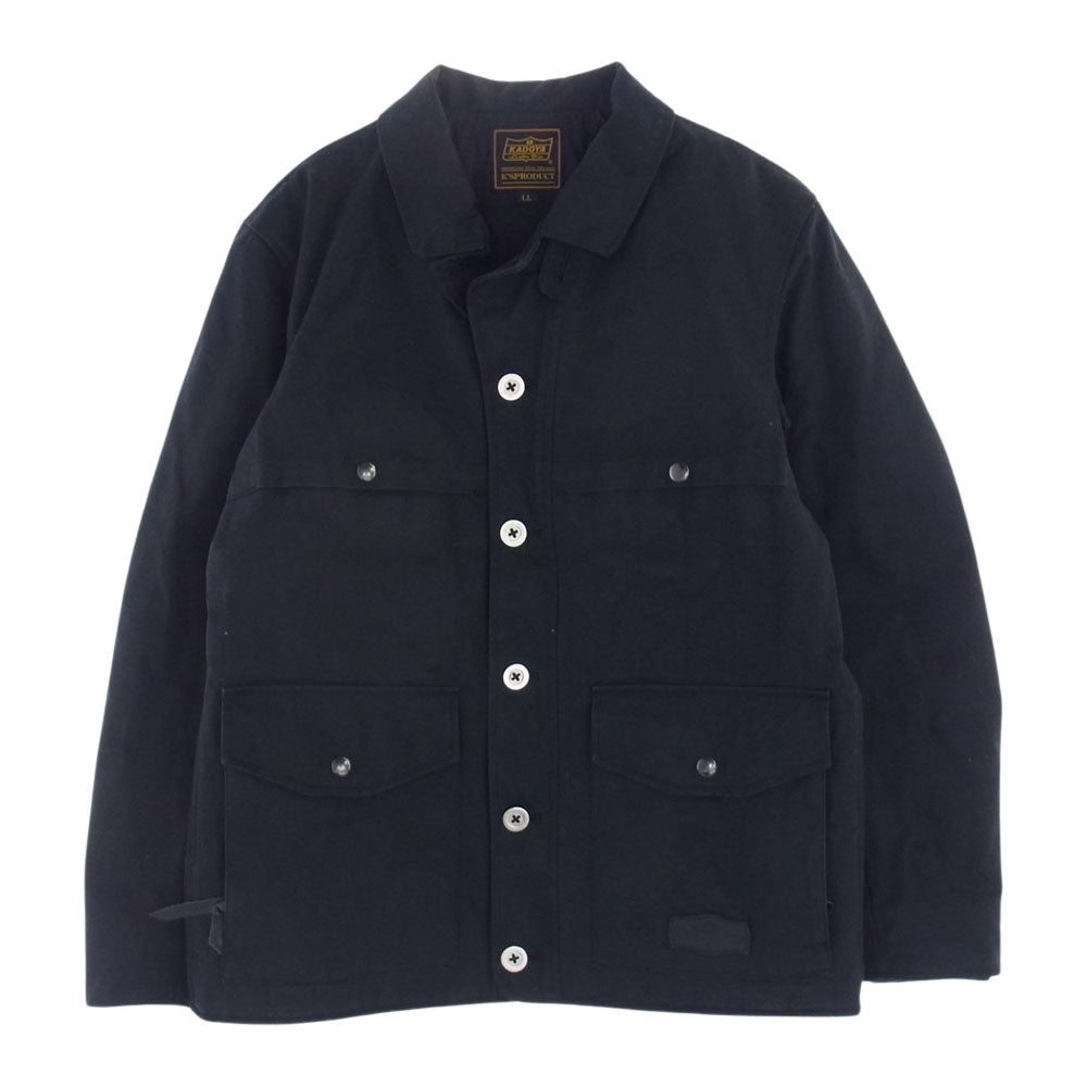 KADOYA カドヤ コットン ジップアップ ジャケット 内キルティング 