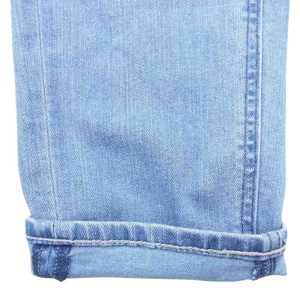 YANUK ヤヌーク 57131251 Really Light ANN ボーイズテーパード ハイウエスト デニム パンツ インディゴブルー系 23【中古】