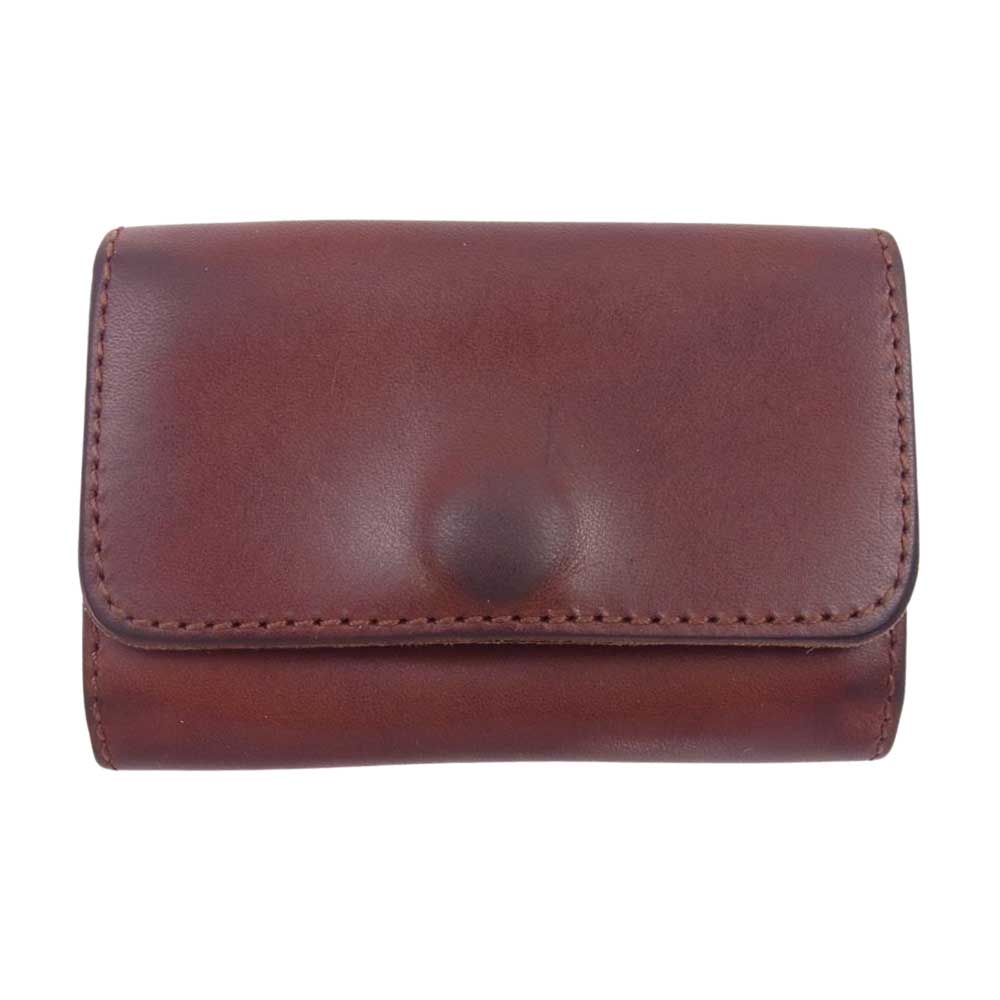 LARRY SMITH ラリースミス レザー カードケース 名刺入れ ブラウン系