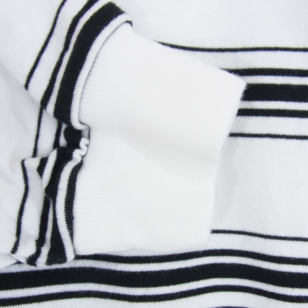 WTAPS ダブルタップス 22AW 222ATDT-CSM13 BDY 01/LS/COTTON ボーダー ロングスリーブ 長袖 Tシャツ ホワイト系 ブラック系 X02【中古】