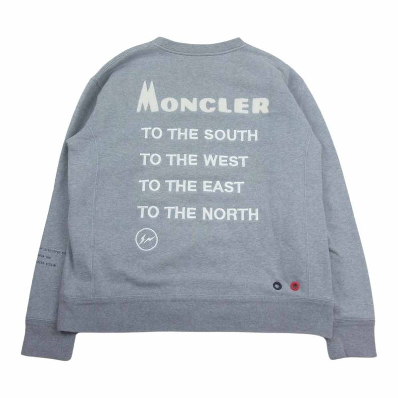 L MONCLER fragment スウェット モンクレール フラグメント-