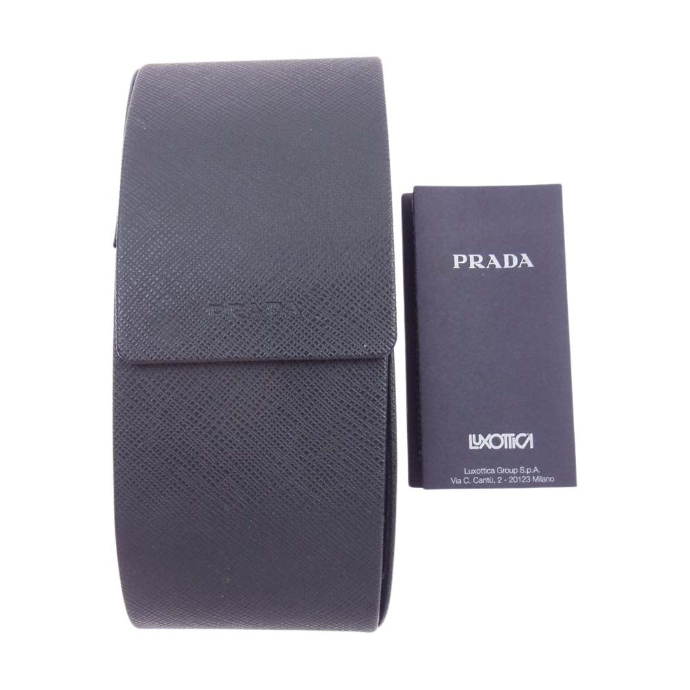 PRADA プラダ SPR 08O サイドロゴ サングラス ブラウン系 赤茶色系【中古】