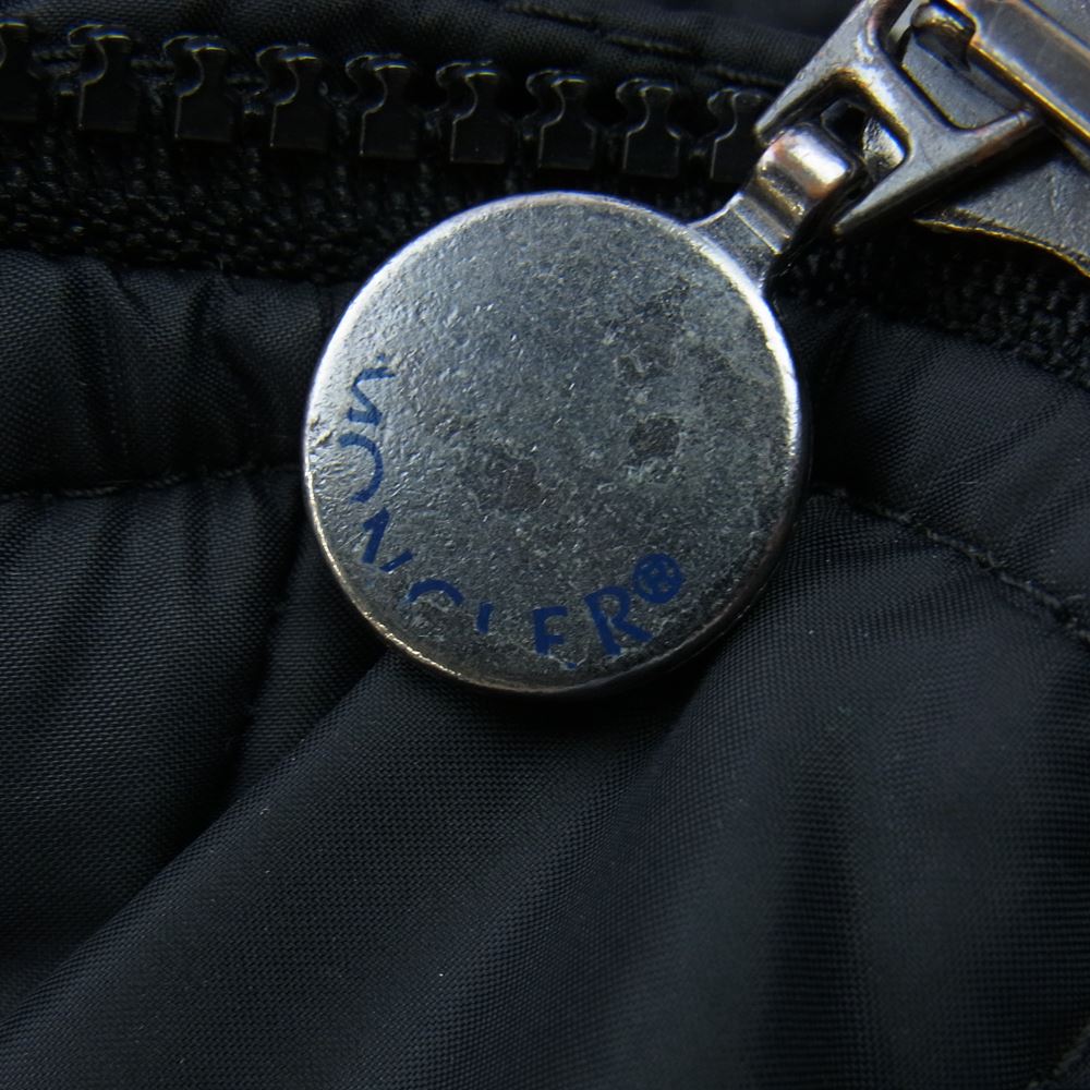 MONCLER モンクレール BAZILLE バジーレ ダウン ジャケット フーディー パーカー ブラック系 3【中古】