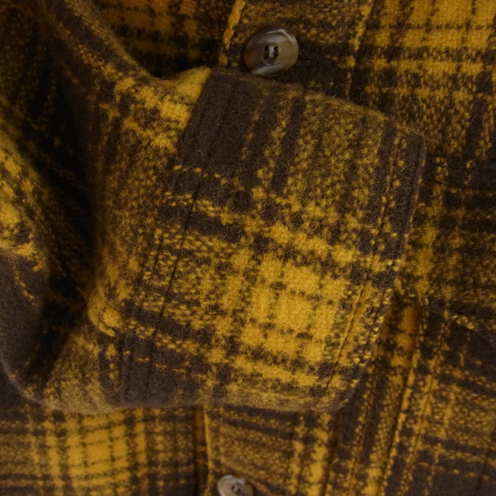 FILSON フィルソン 9910 ITALY BLACK LABEL イタリア製 MACKINAW CRUISER JACKET マッキーノ クルーザー ジャケット ブラウン系 イエロー系 40【中古】