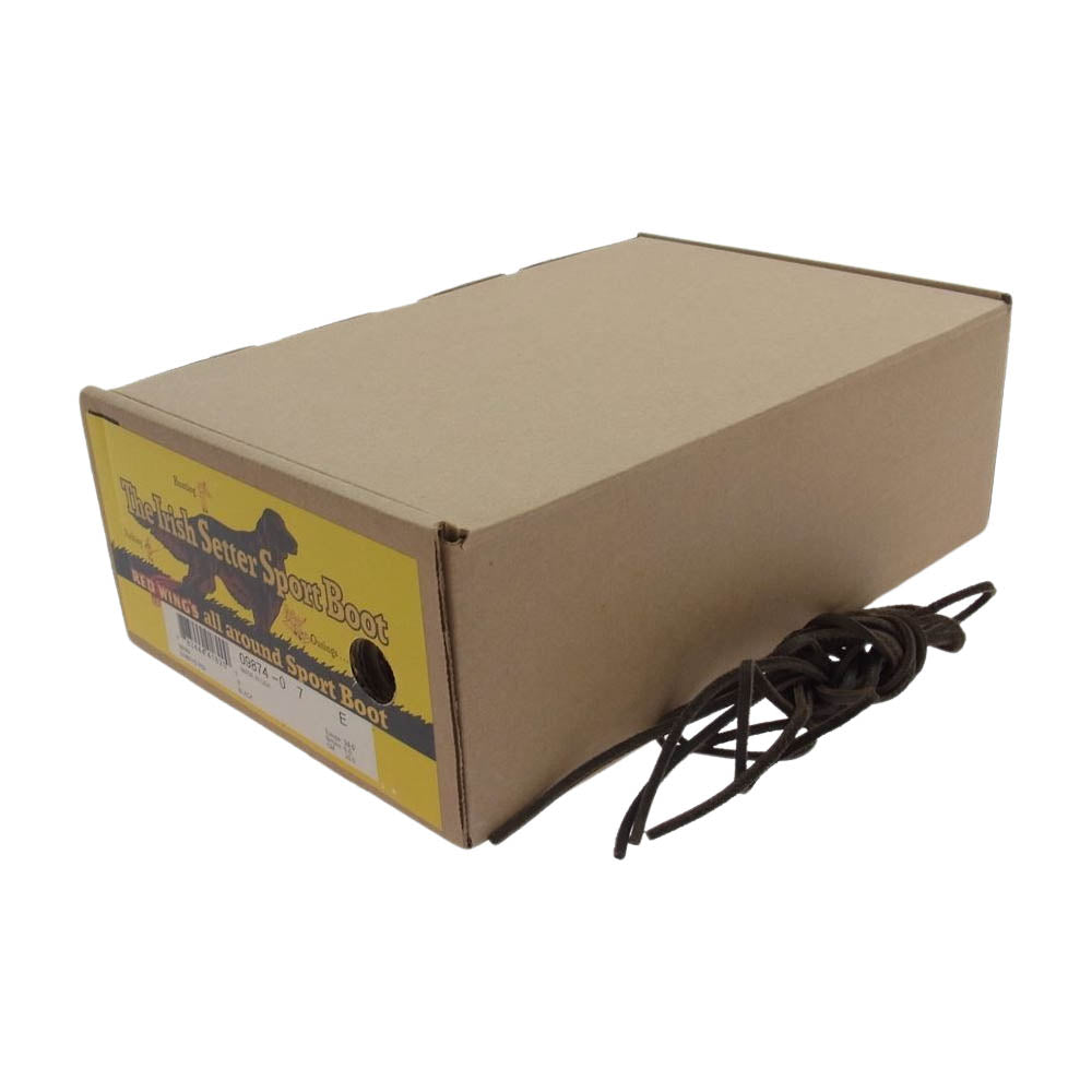 RED WING レッドウィング 9874 IRISH SETTER 6 MOC アイリッシュセッター 6インチ モック ブーツ ブラック系 24.5cm【中古】