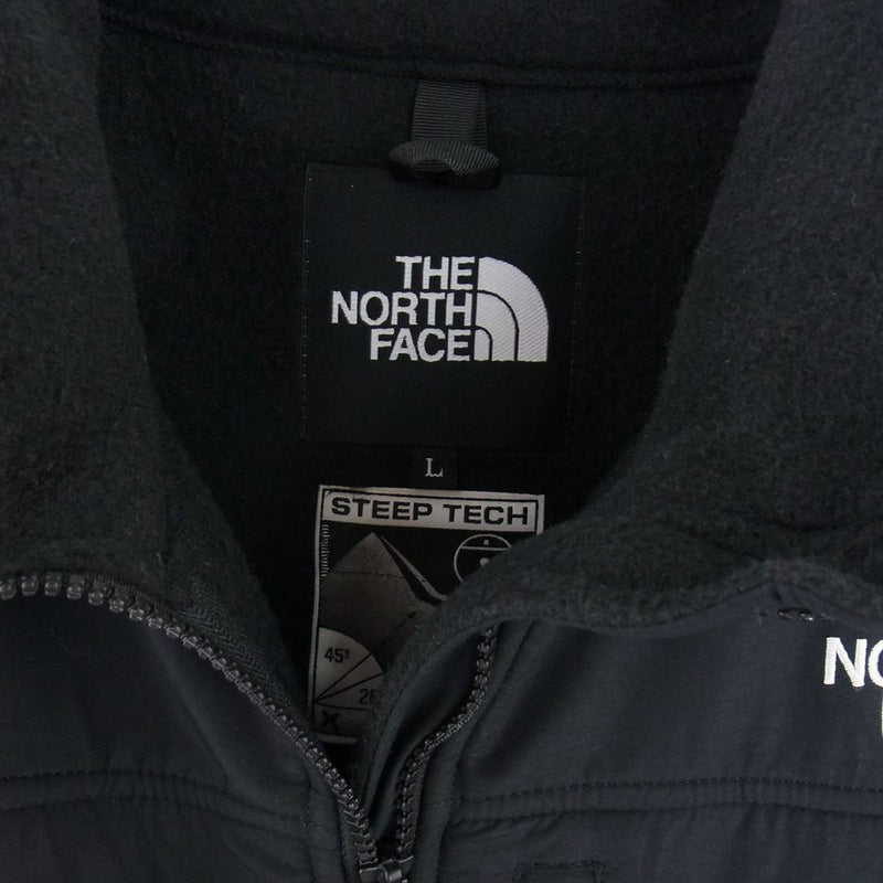 THE NORTH FACE ノースフェイス NA62001 STEEP TECH Zip Freece スティープテック フリースジャケット  ブラック系 L【美品】【中古】