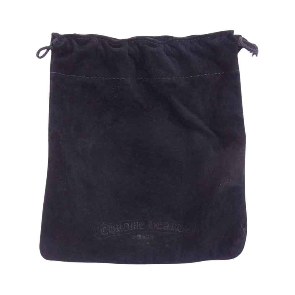 CHROME HEARTS クロムハーツ(原本無) 1.5 STRAP ストラップ レザー ベルト ブラック系 32【中古】