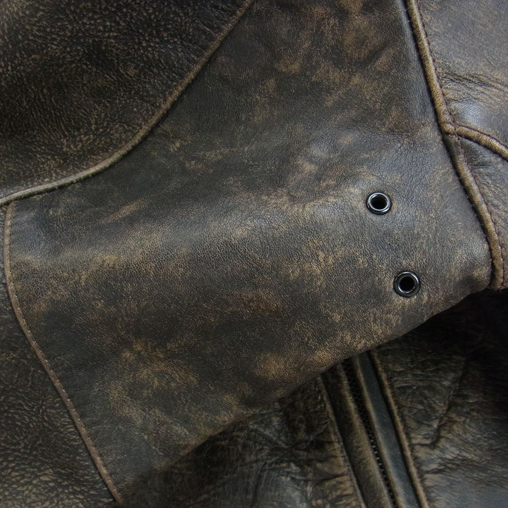 RRL ダブルアールエル カウレザー スポーツ ジャケット ブラウン系【中古】