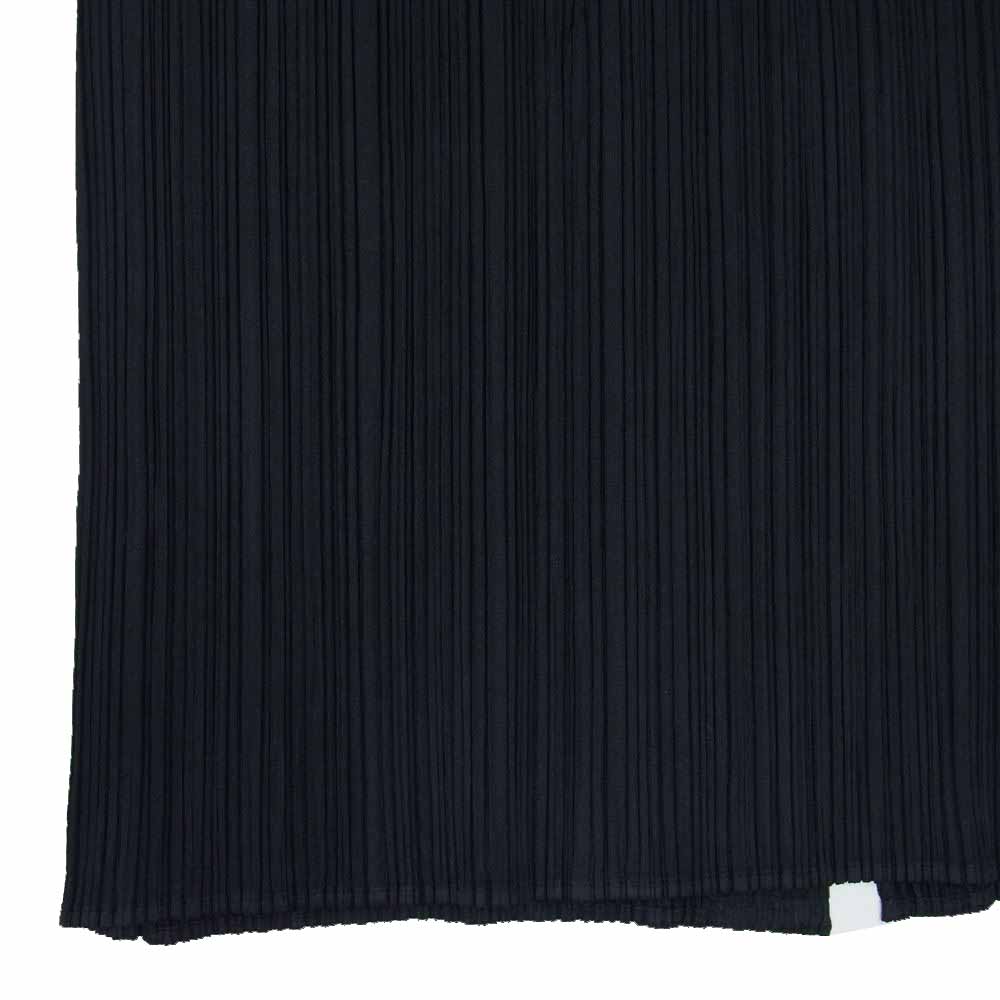 PLEATS PLEASE プリーツプリーズ イッセイミヤケ PP53-JG414 プリーツ加工 ロング スリット スカート ブラック系 3【中古】