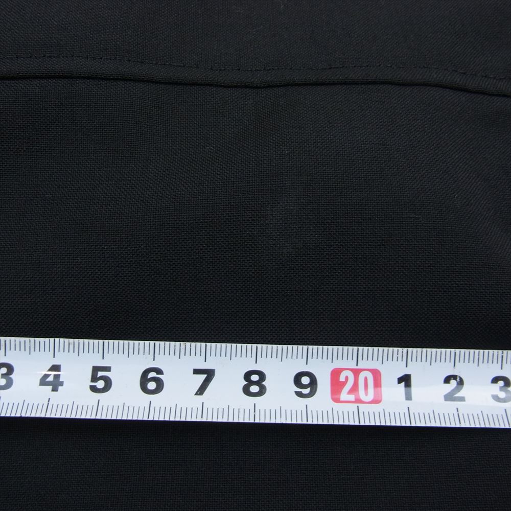 ネーム 17SS NMSH-17SS-006 TROPICAL WOOL MOHAIR OVERSIZED SHIRT トロピカル ウール モヘア オーバーサイズ シャツ ブラック系【中古】