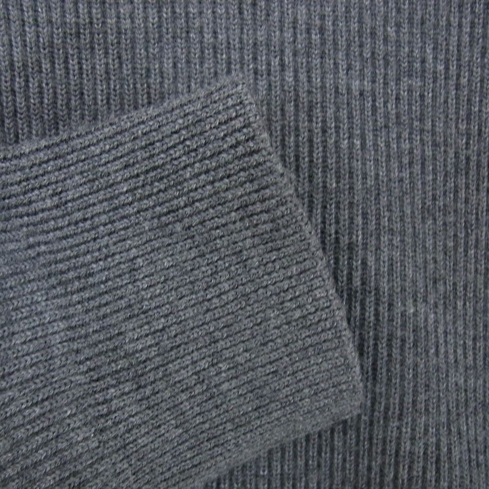 GRAPHPAPER グラフペーパー 20AW GM203-80009B High Density Crew Neck Knit 度詰めメリノウール ミドルゲージ クルーネック ニット グレー系 2【中古】