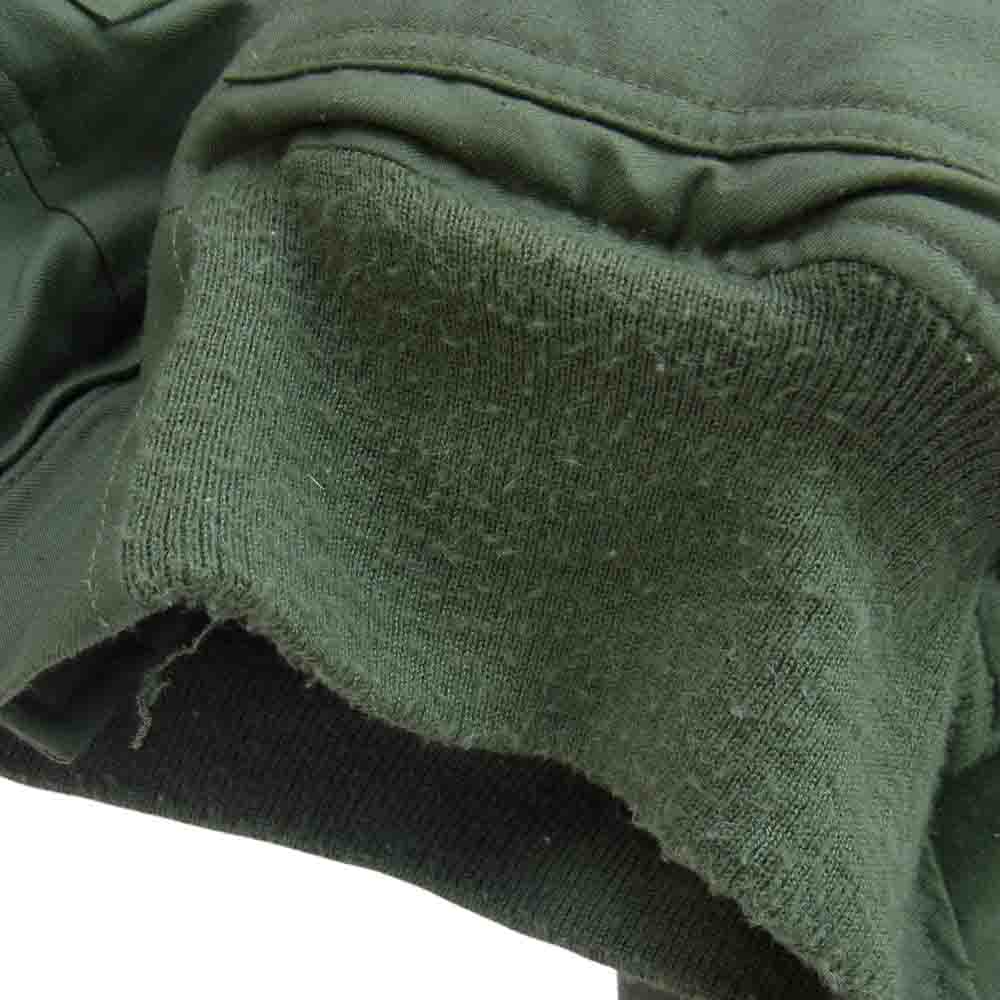 アメリカ軍 CWU45-P VALLEY APPAREL バレイアパレル ミリタリー フライト ジャケット カーキ系 L【中古】