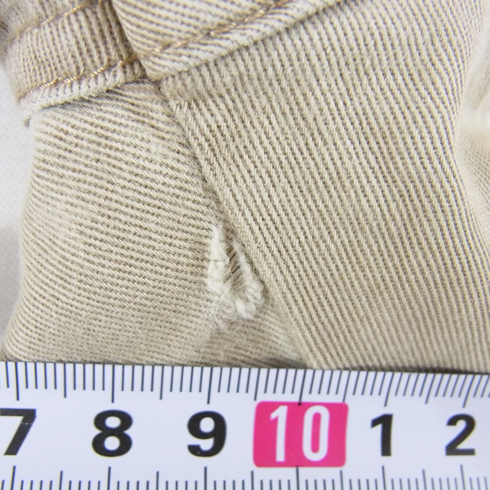 キューン TA08SK04 バックプリント チノ パンツ ベージュ系 30【中古】