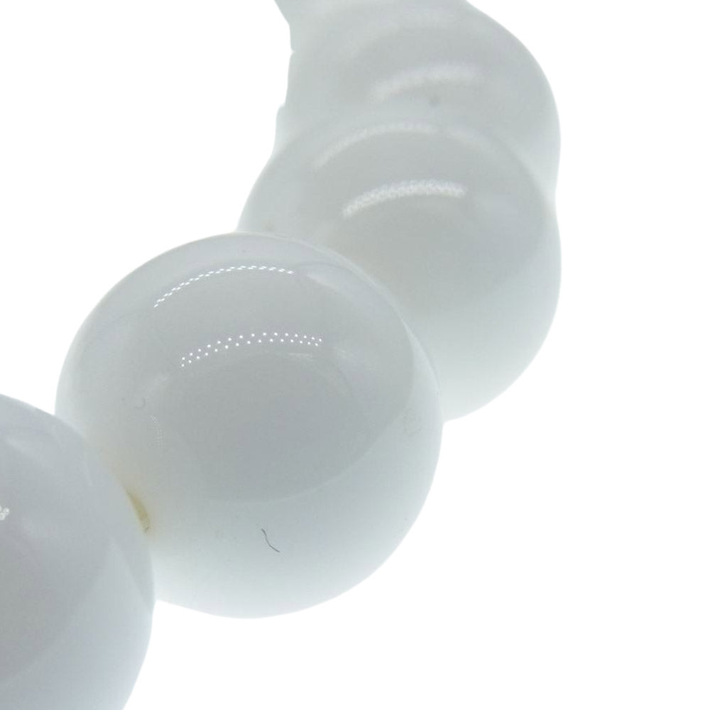 CHROME HEARTS クロムハーツ(原本無) BEADS 12mm ビーズ ブレスレット ホワイト系【中古】