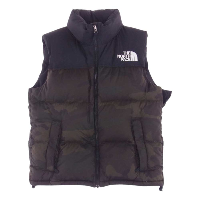 THE NORTH FACE ノースフェイス ND91634 ノベルティー ヌプシ ベスト ブラック系 ダークカーキ系 M【中古】