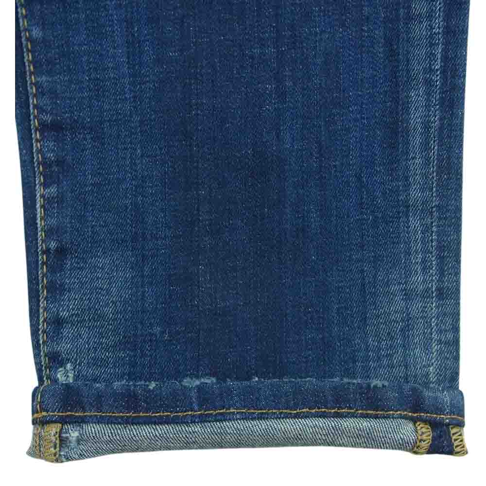 DSQUARED2 ディースクエアード S74LB0418 S30342 Cool Guy Jean クール ガイ ダメージ ストレート デニム パンツ ジーンズ インディゴブルー系 52【中古】