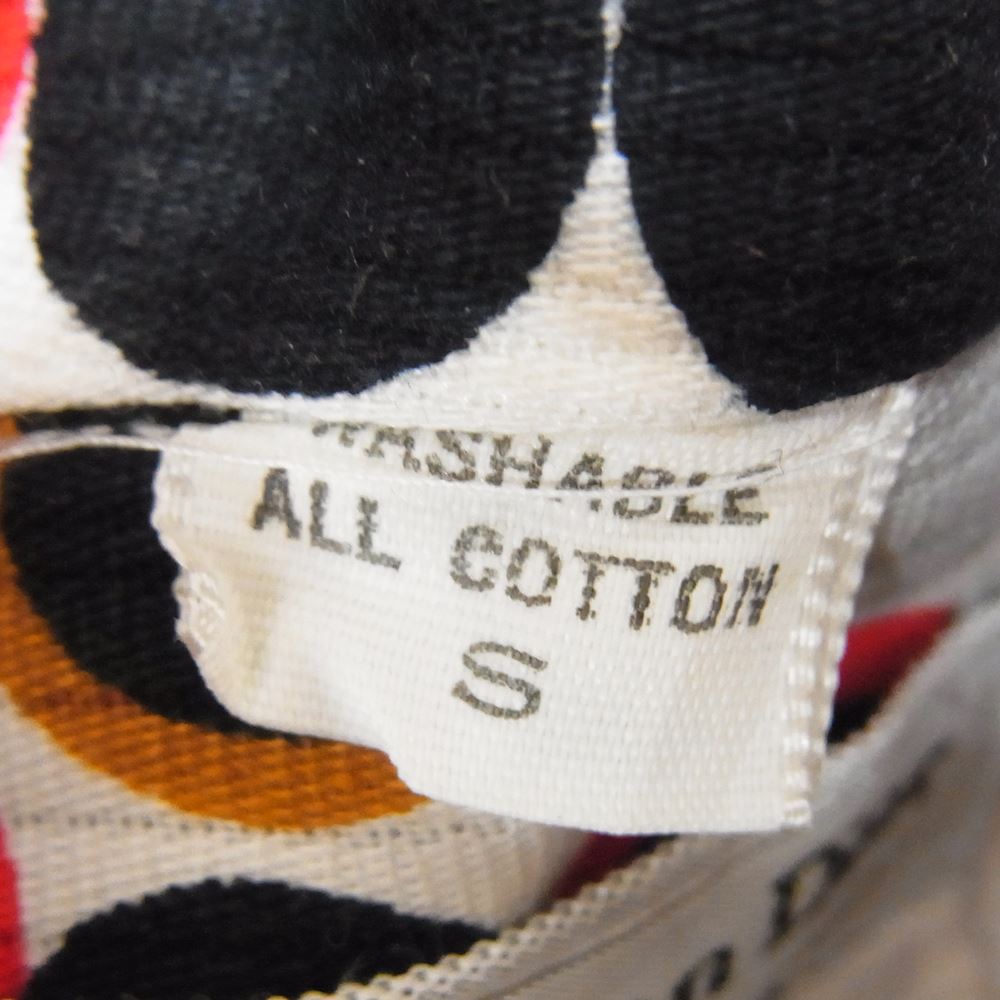 Christian Dior クリスチャンディオール RN13968 総柄 幾何学 半袖 シャツ レッド系 ホワイト系 S【中古】