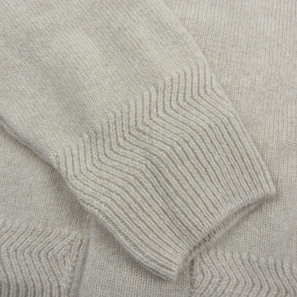 JOHN SMEDLEY ジョンスメドレー リサイクル カシミヤ混 ニット カーディガン ベージュ系 XL【美品】【中古】