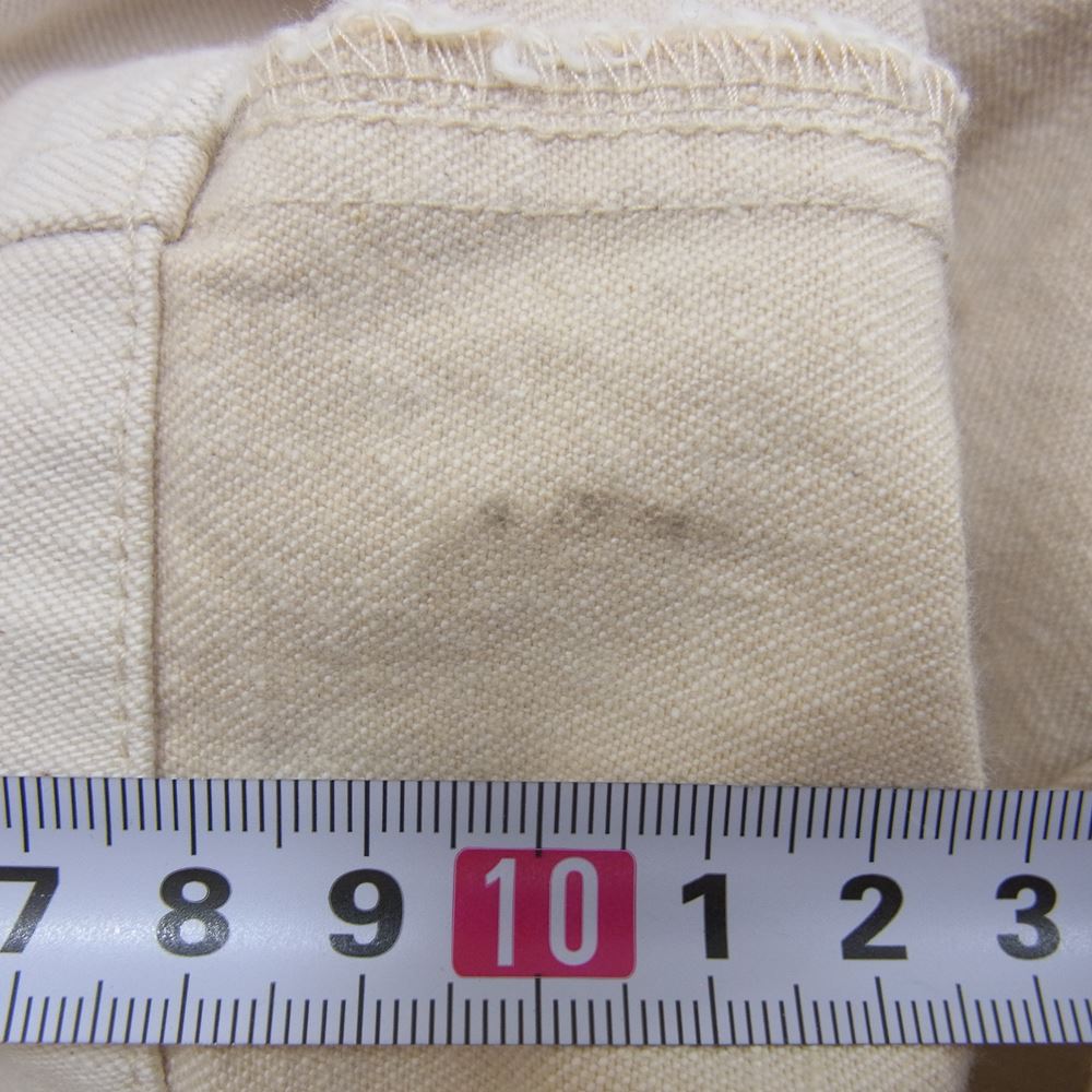 エムエイチエル 20SS NATURAL DENIM ナチュラルデニム ベルテッド グルカパンツ オフホワイト系 S【中古】