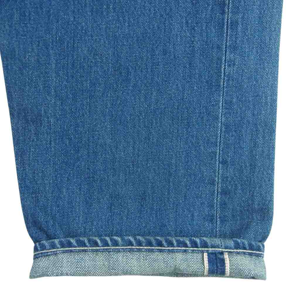 GRAPHPAPER グラフペーパー GM231-40102DB Selvage Denim Five Pocket Tapered Pants (DK.FADE) セルヴィッジ 5P 5ポケット テーパード デニム パンツ インディゴブルー系 1【中古】