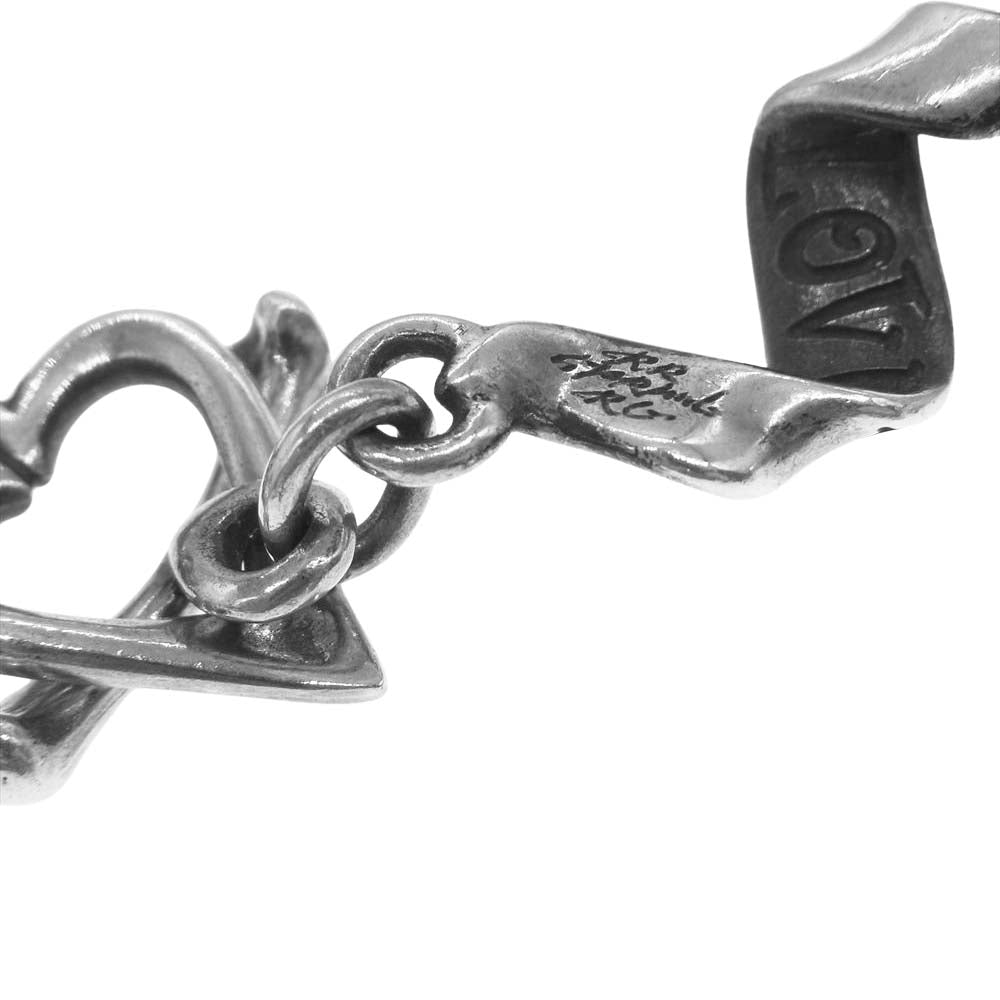 RAT RACE ラットレース RMBT-1H Flutter Ribbon Bracelet HATE フラッターリボン ブレスレット ヘイト シルバー系【中古】