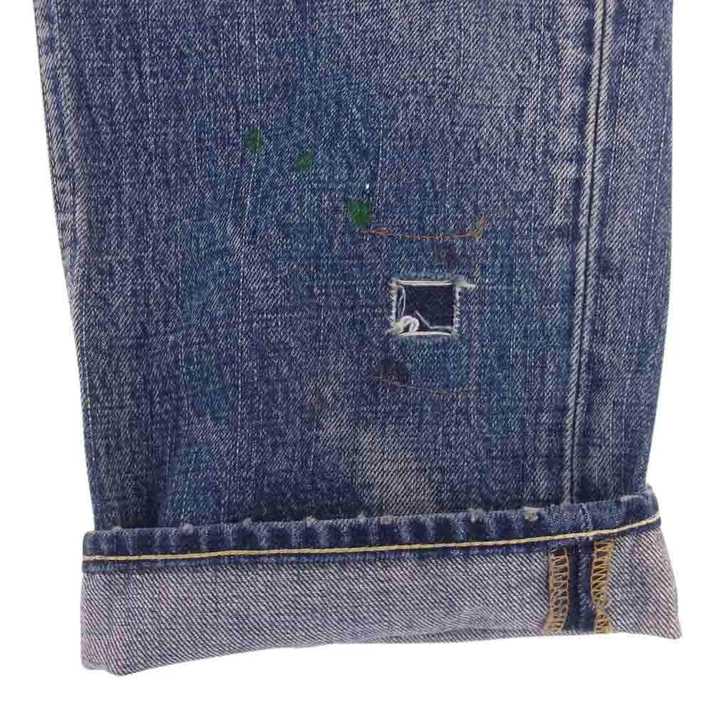 VISVIM ビズビム 19SS 0119305005001 SOCIAL SCULPTURE 03 DAMAGED-17 ダメージ加工 デニム パンツ インディゴ インディゴブルー系【美品】【中古】