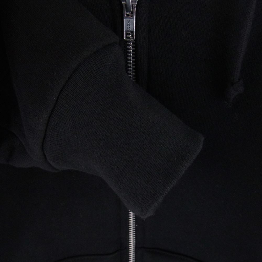 Supreme シュプリーム 15AW Small Box Thermal Zip Up Hoodie スモールボックス サーマル ジップアップ パーカー ブラック系【中古】