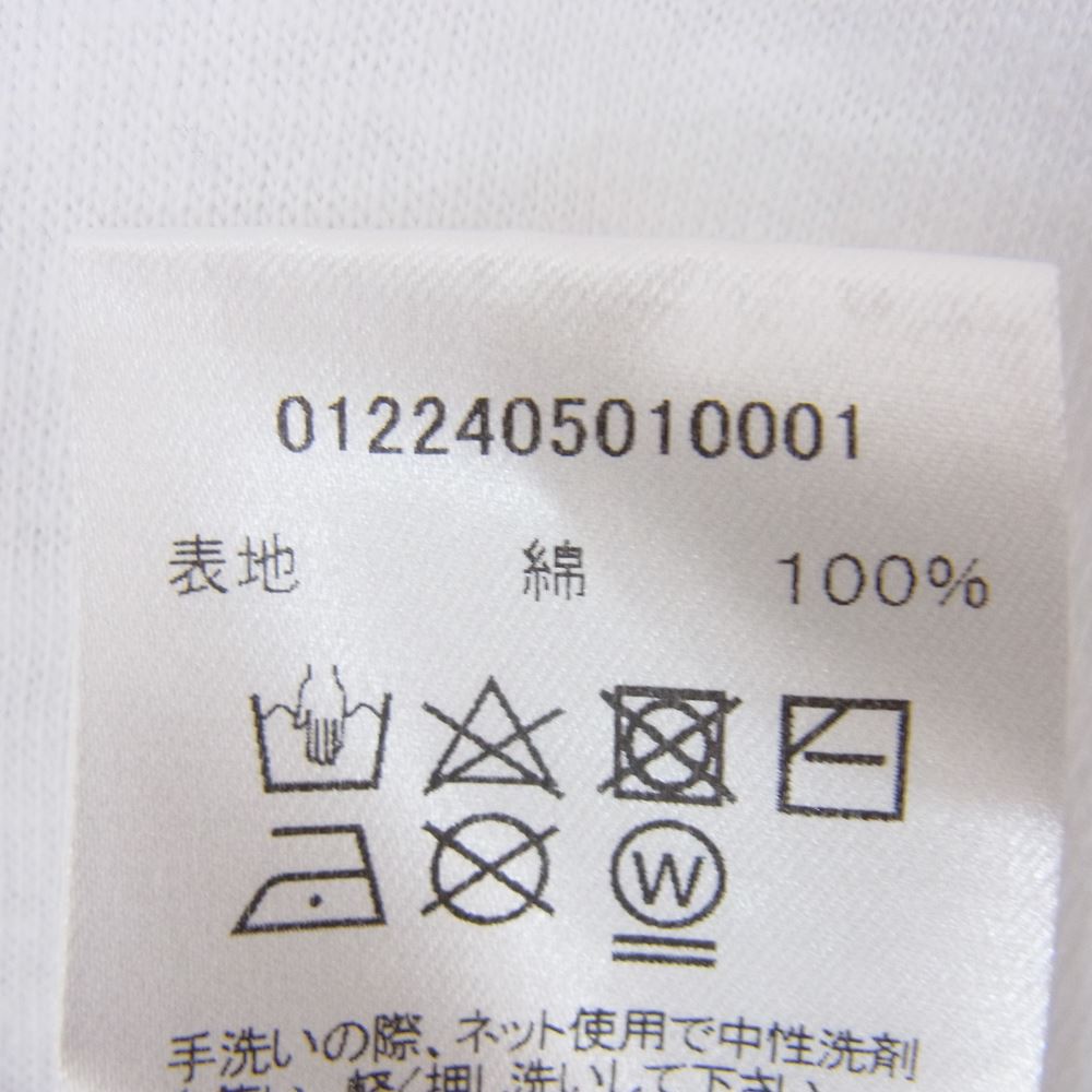 VISVIM ビズビム 22SS 0122405010001 FIL JUMBO TEE S/S 染み込みプリント 半袖 ジャンボ Tシャツ ホワイト系 2【美品】【中古】