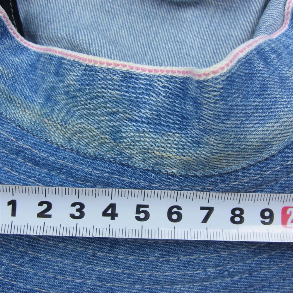 フォーサムワン 78000749 DENIM BUCKET HAT デニム バケット ハット インディゴブルー系 48【中古】