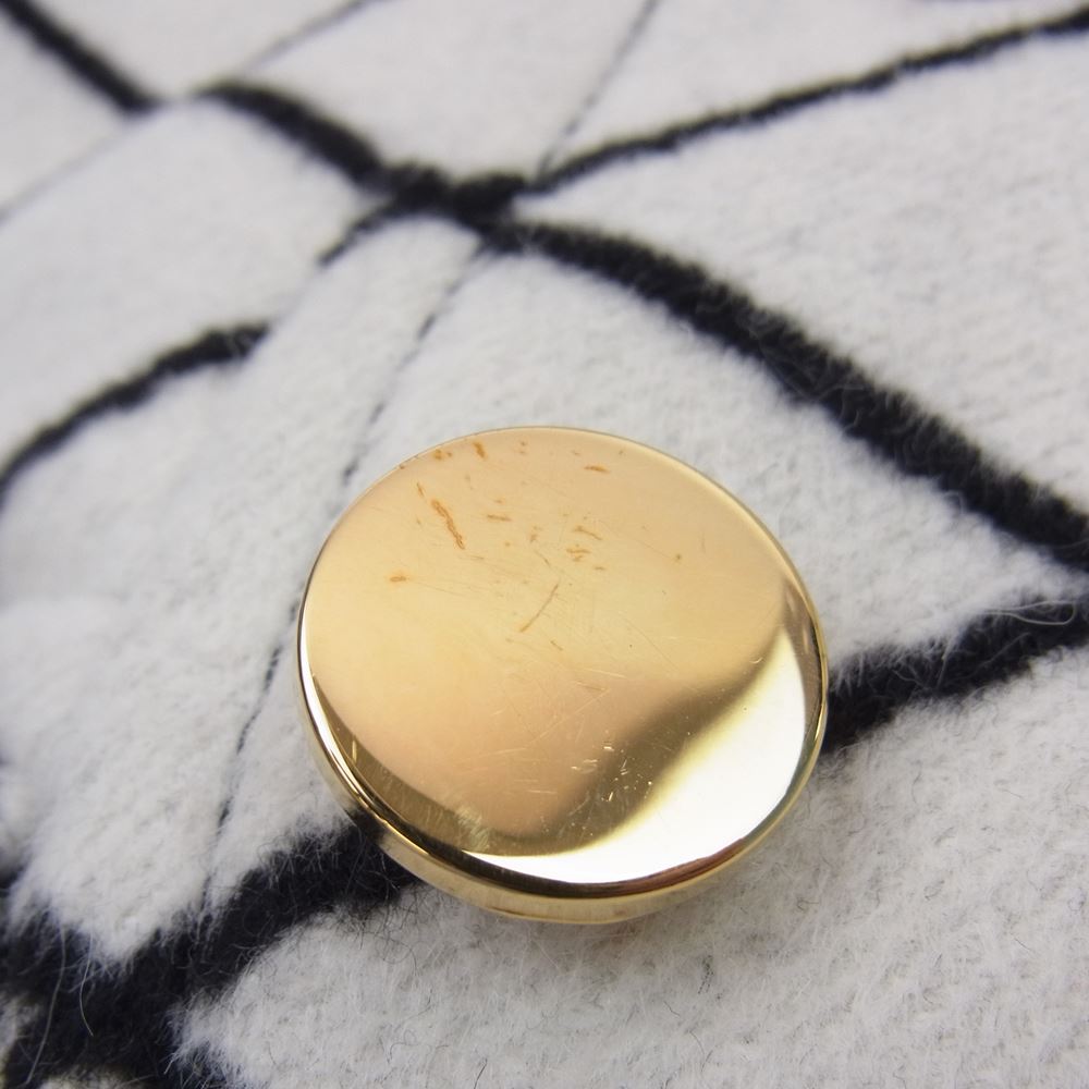 LOUIS VUITTON ルイ・ヴィトン アンゴラウール ダブル コート 金ボタン オフホワイト系 34【中古】