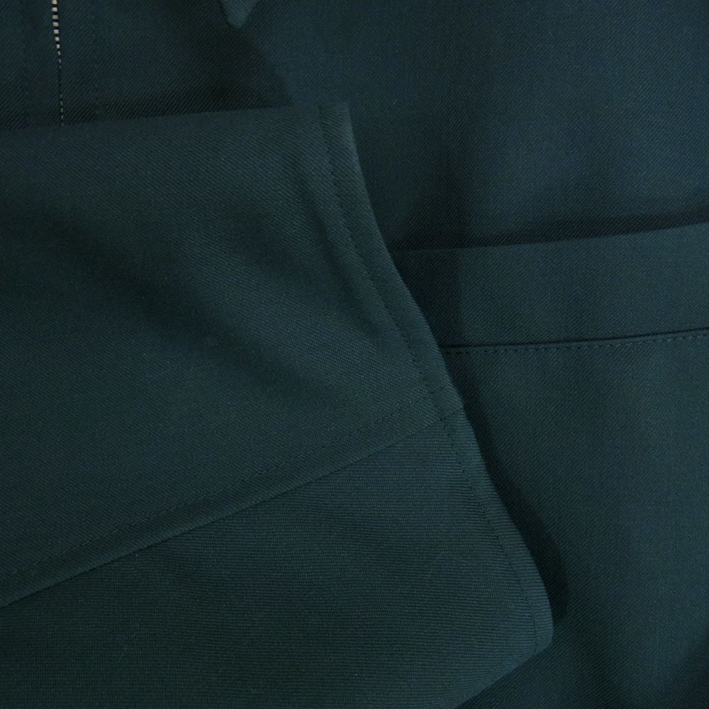 シュタイン 21SS ST.225 DEEP NECK ZIP JACKET ディープ ネック ジップ ジャケット GREEN グリーン系 S【中古】