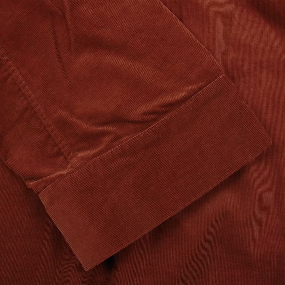 GRAPHPAPER グラフペーパー 22AW GM223-50153 Suvin Corduroy Regular Collar York Sleeve Shirt スヴィン コーデュロイ レギュラーカラー ヨーク スリーブ シャツ 長袖 ブラウン系 F【中古】