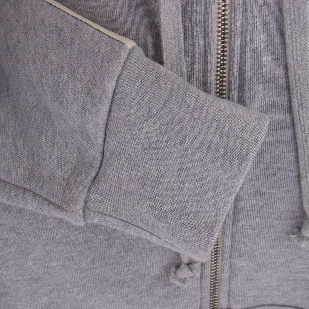 GUCCI グッチ 17AW 497250 X9197 ロゴ テクニカル ジップ パーカー グレー系 S【美品】【中古】